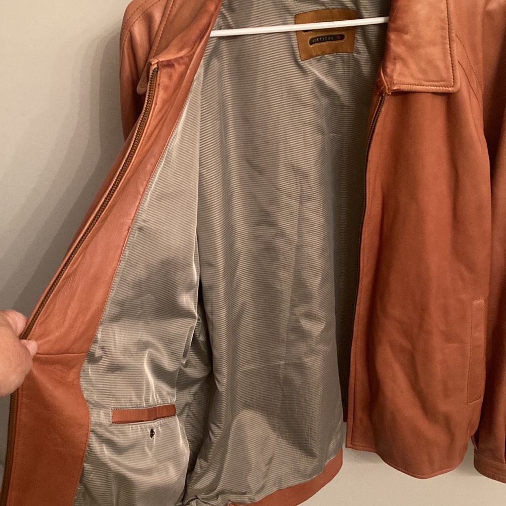 Robert Comstack Lambskin Leather Jacket. Size Xl - image 4